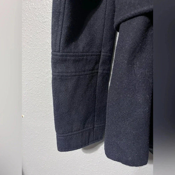 Victoria’s Secret NAVY Double Breasted Wool Blend Peacoat Retro SZ 6 Women EUC - Picture 4 of 9